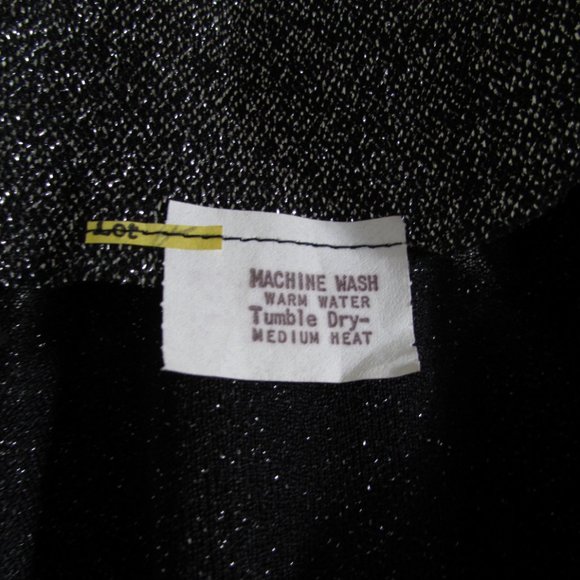 VINTAGE 1970s Metallic Glam Disco Button Down Womens Shirt - Picture 7 of 7